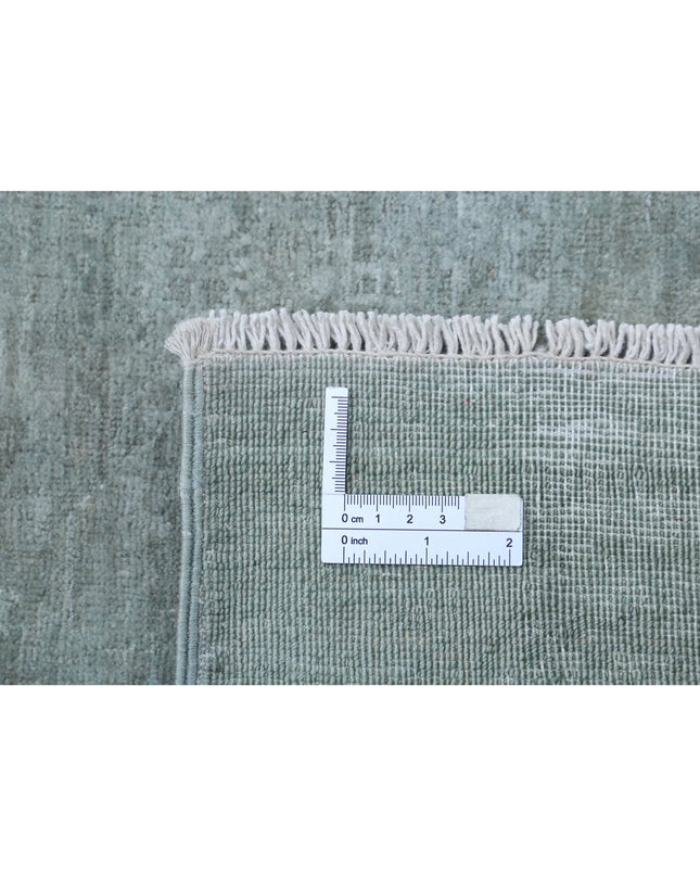 Overdye 8' 5" X 12' 0" Hand Knotted Wool Rug 8' 5" X 12' 0" (257 X 366) / Grey / Wool