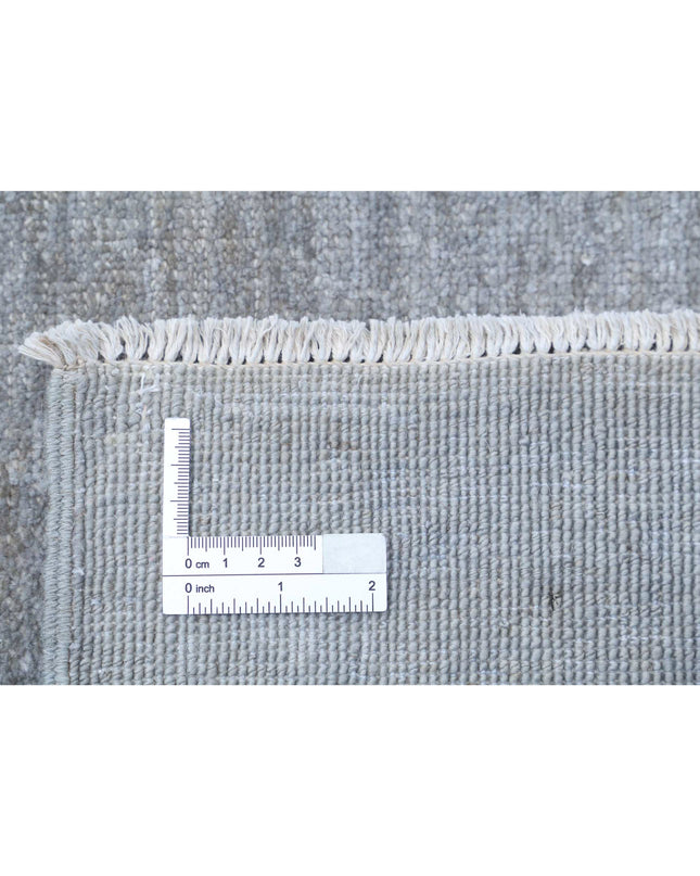 Overdye 8' 11" X 11' 4" Hand Knotted Wool Rug 8' 11" X 11' 4" (272 X 345) / Grey / Wool