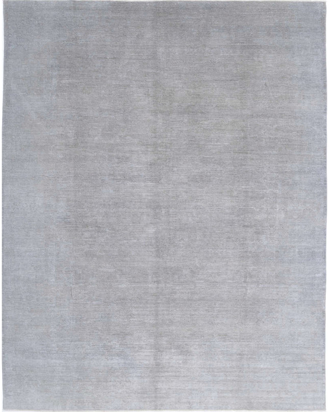 Overdye 8' 11" X 11' 4" Hand Knotted Wool Rug 8' 11" X 11' 4" (272 X 345) / Grey / Wool