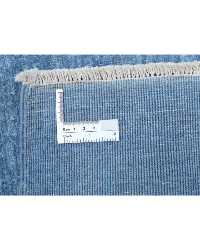 Overdye 7' 11" X 9' 1" Hand Knotted Wool Rug 7' 11" X 9' 1" (241 X 277) / Blue / Wool