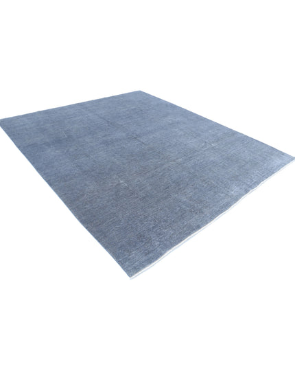 Overdye 8' 2" X 9' 4" Hand Knotted Wool Rug 8' 2" X 9' 4" (249 X 284) / Grey / Wool