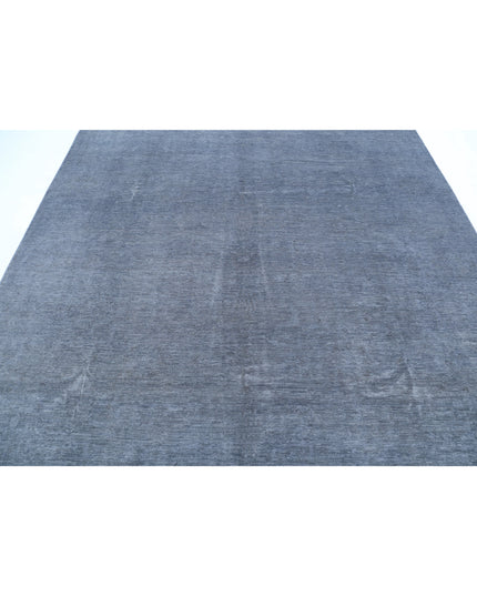 Overdye 8' 2" X 9' 4" Hand Knotted Wool Rug 8' 2" X 9' 4" (249 X 284) / Grey / Wool