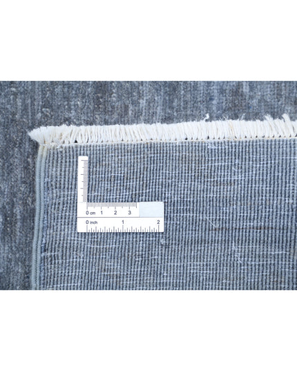 Overdye 8' 2" X 9' 4" Hand Knotted Wool Rug 8' 2" X 9' 4" (249 X 284) / Grey / Wool