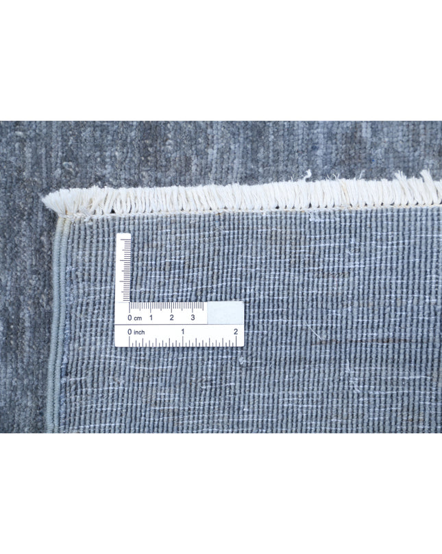 Overdye 8' 2" X 9' 4" Hand Knotted Wool Rug 8' 2" X 9' 4" (249 X 284) / Grey / Wool