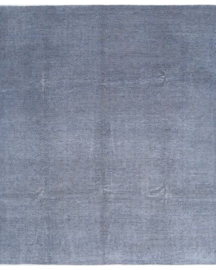 Overdye 8' 2" X 9' 4" Hand Knotted Wool Rug 8' 2" X 9' 4" (249 X 284) / Grey / Wool