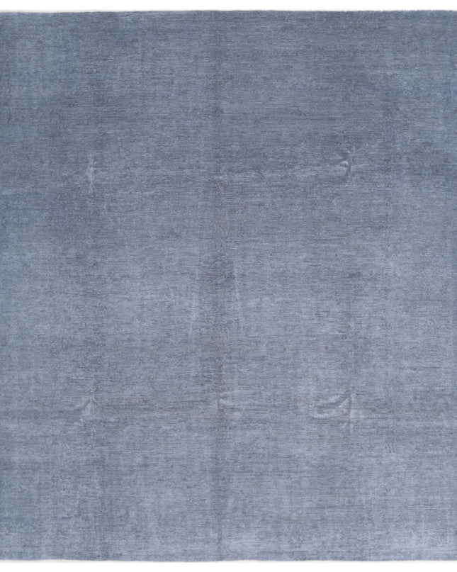Overdye 8' 2" X 9' 4" Hand Knotted Wool Rug 8' 2" X 9' 4" (249 X 284) / Grey / Wool