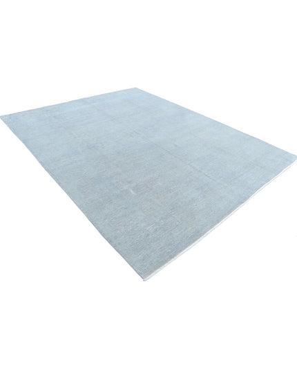 Overdye 7' 10" X 9' 11" Hand Knotted Wool Rug 7' 10" X 9' 11" (239 X 302) / Grey / Wool
