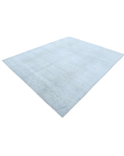 Overdye 7' 10" X 9' 11" Hand Knotted Wool Rug 7' 10" X 9' 11" (239 X 302) / Grey / Wool
