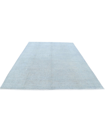 Overdye 7' 10" X 9' 11" Hand Knotted Wool Rug 7' 10" X 9' 11" (239 X 302) / Grey / Wool