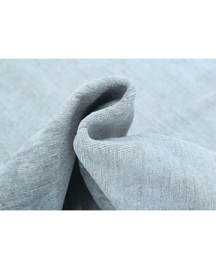 Overdye 7' 10" X 9' 11" Hand Knotted Wool Rug 7' 10" X 9' 11" (239 X 302) / Grey / Wool