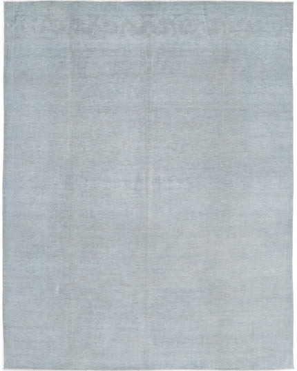 Overdye 7' 10" X 9' 11" Hand Knotted Wool Rug 7' 10" X 9' 11" (239 X 302) / Grey / Wool