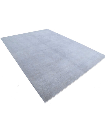 Overdye 8' 7" X 11' 3" Hand Knotted Wool Rug 8' 7" X 11' 3" (262 X 343) / Grey / Wool