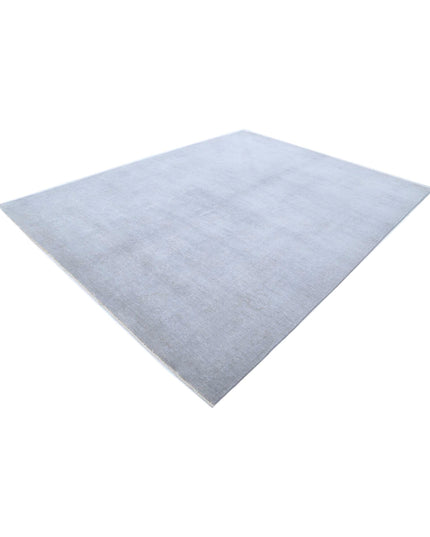 Overdye 8' 7" X 11' 3" Hand Knotted Wool Rug 8' 7" X 11' 3" (262 X 343) / Grey / Wool