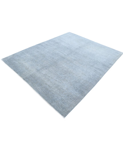 Overdye 6' 0" X 7' 10" Hand Knotted Wool Rug 6' 0" X 7' 10" (183 X 239) / Grey / Wool