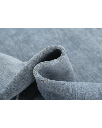 Overdye 6' 0" X 7' 10" Hand Knotted Wool Rug 6' 0" X 7' 10" (183 X 239) / Grey / Wool