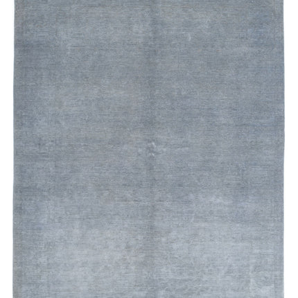 Overdye 6' 0" X 7' 10" Hand Knotted Wool Rug 6' 0" X 7' 10" (183 X 239) / Grey / Wool