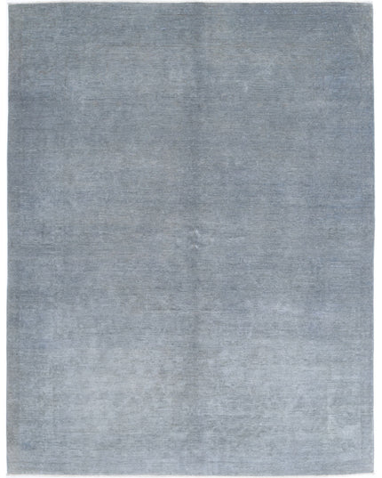 Overdye 6' 0" X 7' 10" Hand Knotted Wool Rug 6' 0" X 7' 10" (183 X 239) / Grey / Wool