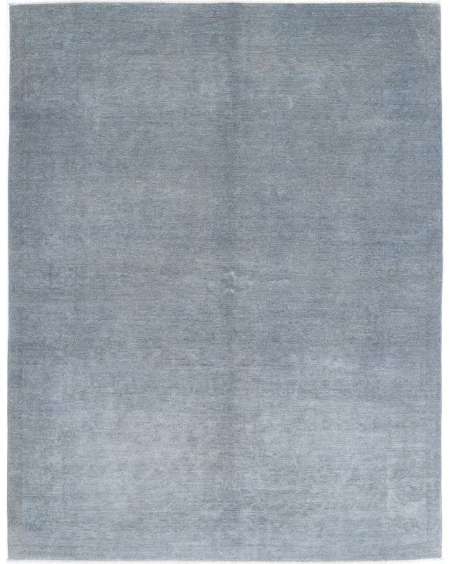 Overdye 6' 0" X 7' 10" Hand Knotted Wool Rug 6' 0" X 7' 10" (183 X 239) / Grey / Wool