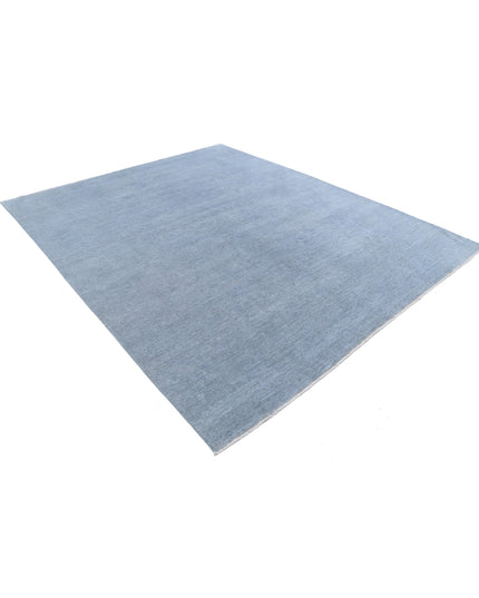 Overdye 8' 0" X 9' 8" Hand Knotted Wool Rug 8' 0" X 9' 8" (244 X 295) / Grey / Wool