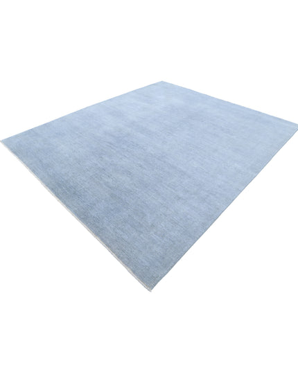 Overdye 8' 0" X 9' 8" Hand Knotted Wool Rug 8' 0" X 9' 8" (244 X 295) / Grey / Wool