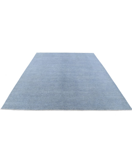 Overdye 8' 0" X 9' 8" Hand Knotted Wool Rug 8' 0" X 9' 8" (244 X 295) / Grey / Wool