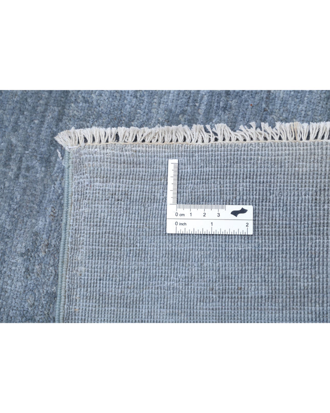 Overdye 8' 0" X 9' 8" Hand Knotted Wool Rug 8' 0" X 9' 8" (244 X 295) / Grey / Wool