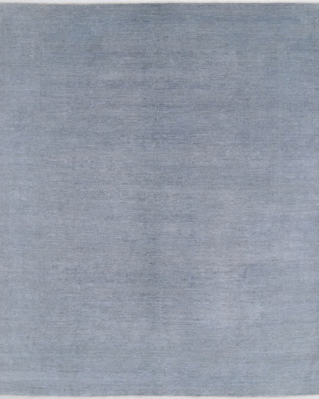 Overdye 8' 0" X 9' 8" Hand Knotted Wool Rug 8' 0" X 9' 8" (244 X 295) / Grey / Wool