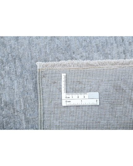 Overdye 4' 8" X 6' 4" Hand Knotted Wool Rug 4' 8" X 6' 4" (142 X 193) / Grey / Wool