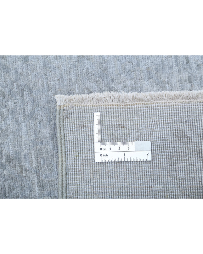 Overdye 4' 8" X 6' 4" Hand Knotted Wool Rug 4' 8" X 6' 4" (142 X 193) / Grey / Wool