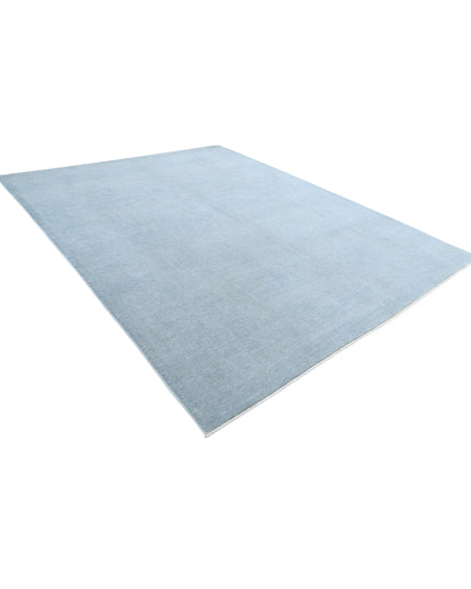 Overdye 9' 0" X 11' 5" Hand Knotted Wool Rug 9' 0" X 11' 5" (274 X 348) / Grey / Wool