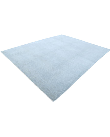Overdye 9' 0" X 11' 5" Hand Knotted Wool Rug 9' 0" X 11' 5" (274 X 348) / Grey / Wool