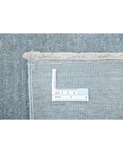 Overdye 9' 0" X 11' 5" Hand Knotted Wool Rug 9' 0" X 11' 5" (274 X 348) / Grey / Wool