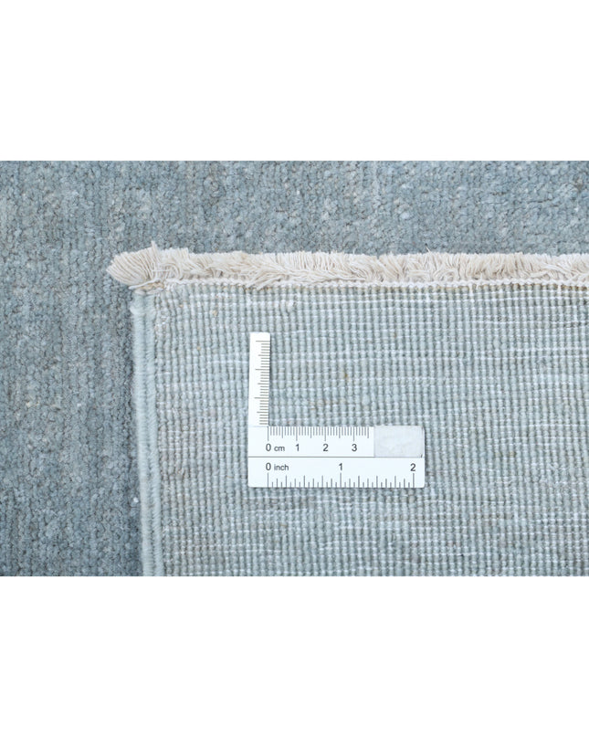 Overdye 9' 0" X 11' 5" Hand Knotted Wool Rug 9' 0" X 11' 5" (274 X 348) / Grey / Wool