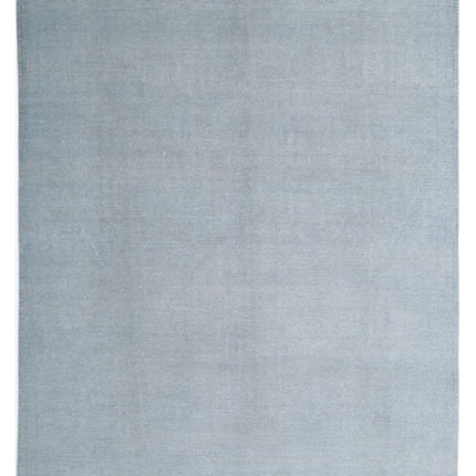 Overdye 9' 0" X 11' 5" Hand Knotted Wool Rug 9' 0" X 11' 5" (274 X 348) / Grey / Wool