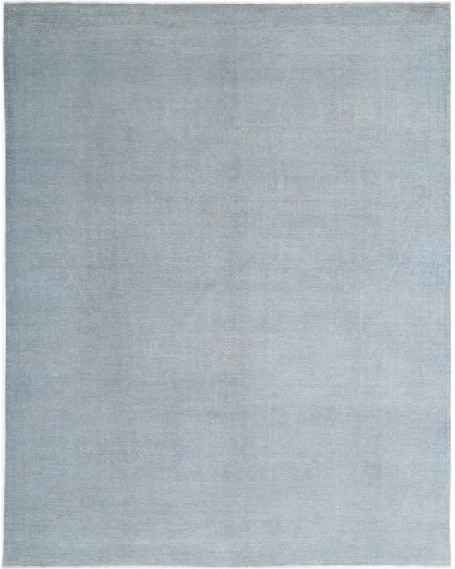 Overdye 9' 0" X 11' 5" Hand Knotted Wool Rug 9' 0" X 11' 5" (274 X 348) / Grey / Wool