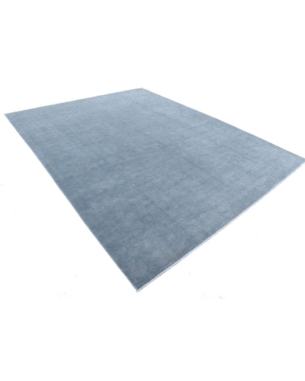 Overdye 8' 11" X 11' 5" Hand Knotted Wool Rug 8' 11" X 11' 5" (272 X 348) / Grey / Wool