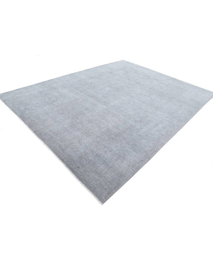 Overdye 8' 8" X 11' 5" Hand Knotted Wool Rug 8' 8" X 11' 5" (264 X 348) / Grey / Wool