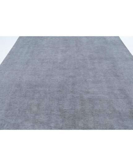 Overdye 8' 8" X 11' 5" Hand Knotted Wool Rug 8' 8" X 11' 5" (264 X 348) / Grey / Wool