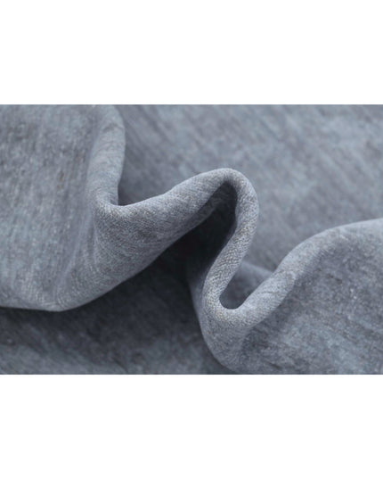 Overdye 8' 8" X 11' 5" Hand Knotted Wool Rug 8' 8" X 11' 5" (264 X 348) / Grey / Wool