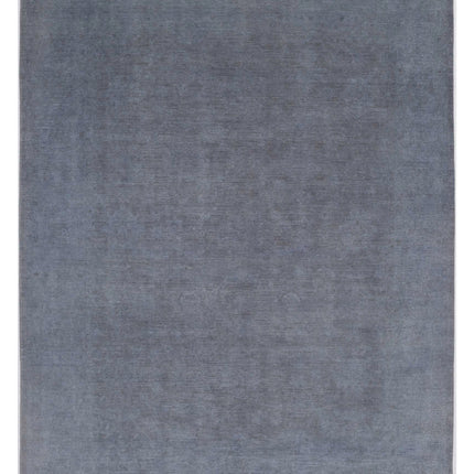 Overdye 8' 8" X 11' 5" Hand Knotted Wool Rug 8' 8" X 11' 5" (264 X 348) / Grey / Wool