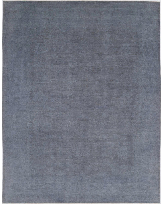 Overdye 8' 8" X 11' 5" Hand Knotted Wool Rug 8' 8" X 11' 5" (264 X 348) / Grey / Wool