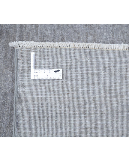 Overdye 9' 10" X 13' 10" Hand Knotted Wool Rug 9' 10" X 13' 10" (300 X 422) / Grey / Wool