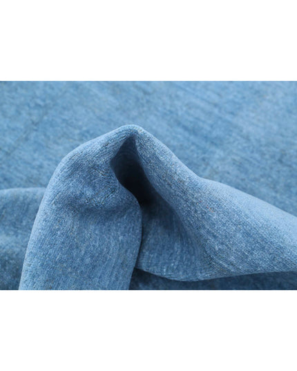 Overdye 2' 6" X 8' 2" Hand Knotted Wool Rug 2' 6" X 8' 2" (76 X 249) / Blue / Wool