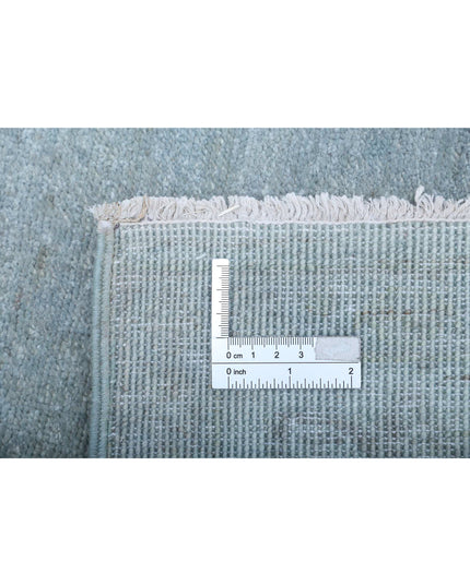 Overdye 2' 6" X 8' 3" Hand Knotted Wool Rug 2' 6" X 8' 3" (76 X 251) / Grey / Wool