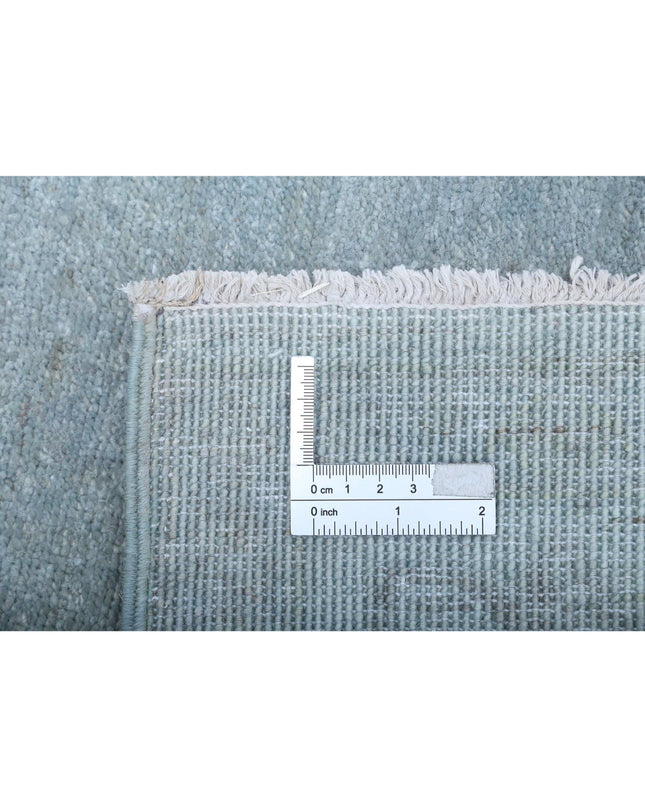 Overdye 2' 6" X 8' 3" Hand Knotted Wool Rug 2' 6" X 8' 3" (76 X 251) / Grey / Wool