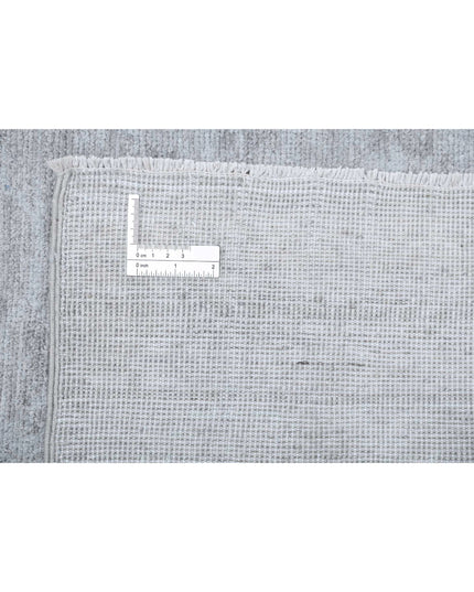 Overdye 2' 10" X 9' 9" Hand Knotted Wool Rug 2' 10" X 9' 9" (86 X 297) / Grey / Wool