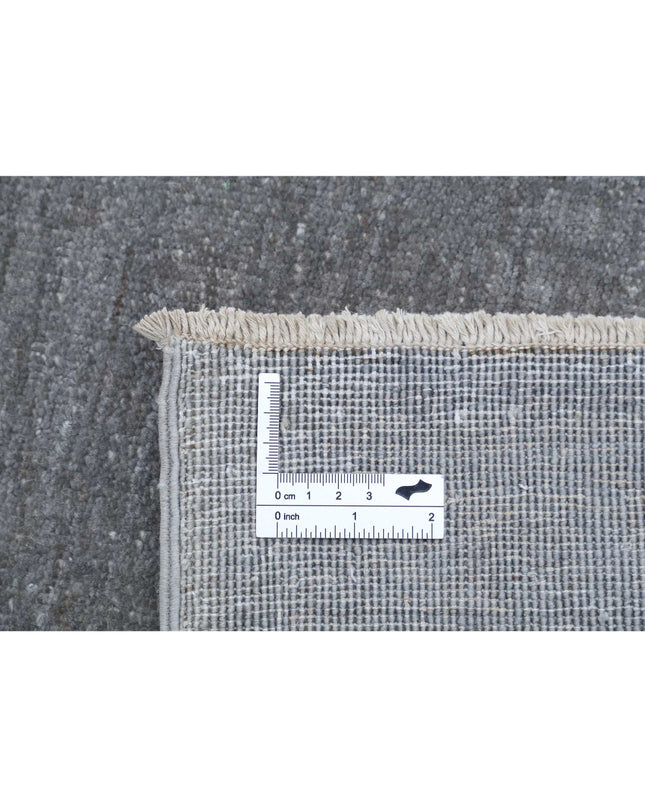 Overdye 2' 7" X 4' 0" Hand Knotted Wool Rug 2' 7" X 4' 0" (79 X 122) / Grey / Wool