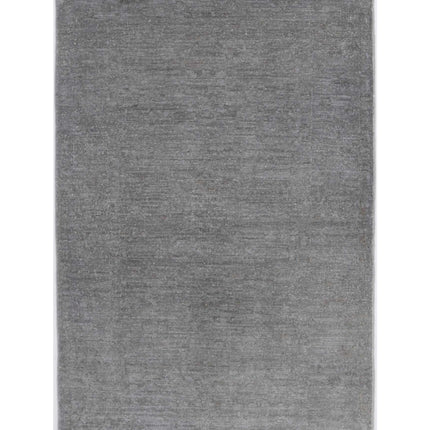 Overdye 2' 7" X 4' 0" Hand Knotted Wool Rug 2' 7" X 4' 0" (79 X 122) / Grey / Wool