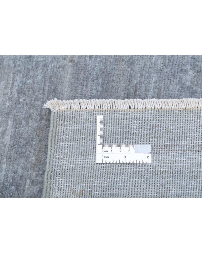 Overdye 2' 8" X 3' 11" Hand Knotted Wool Rug 2' 8" X 3' 11" (81 X 119) / Grey / Wool