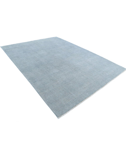 Overdye 8' 0" X 10' 9" Hand Knotted Wool Rug 8' 0" X 10' 9" (244 X 328) / Grey / Wool